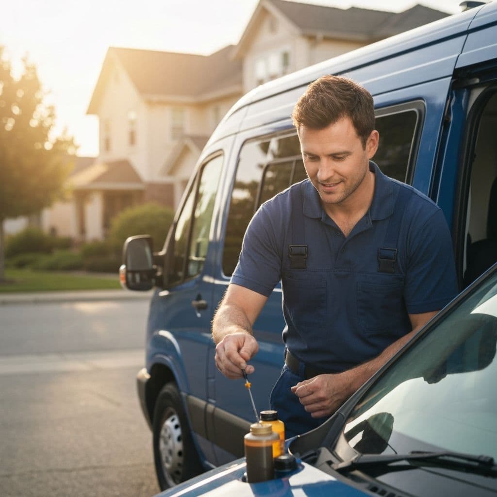 Synthetic Blend Oil Change - MOMS Mobile Oil Change Professional Service
