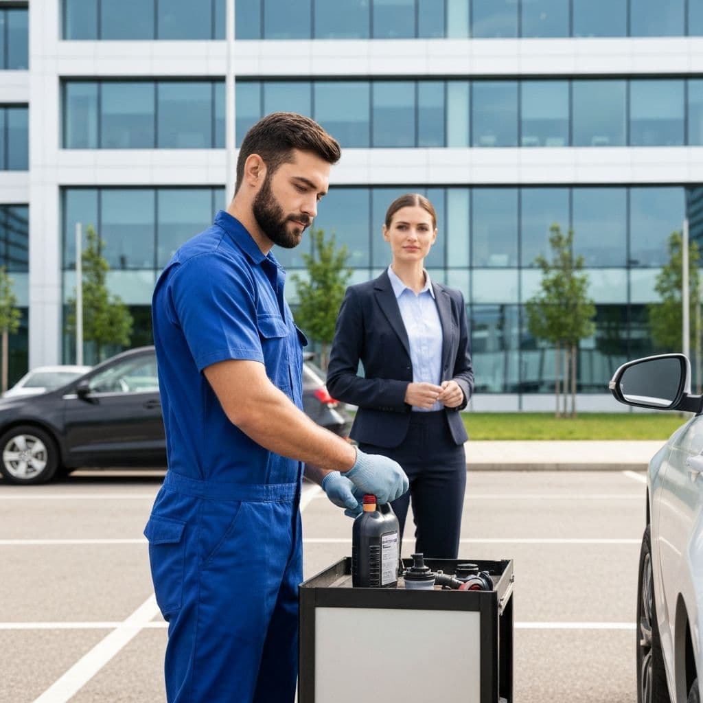 Mobile oil change service in University City, PA