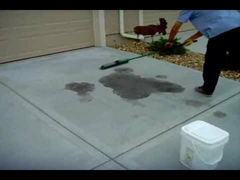 Remove Oil Residue And Driveway Stains Easily